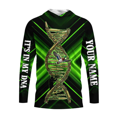 It's In My Dna Duck Hunting Art All Over Print Shirt