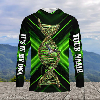 It's In My Dna Duck Hunting Art All Over Print Shirt