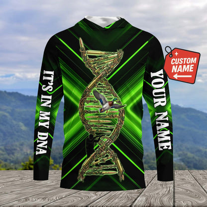 It's In My Dna Duck Hunting Art All Over Print Shirt