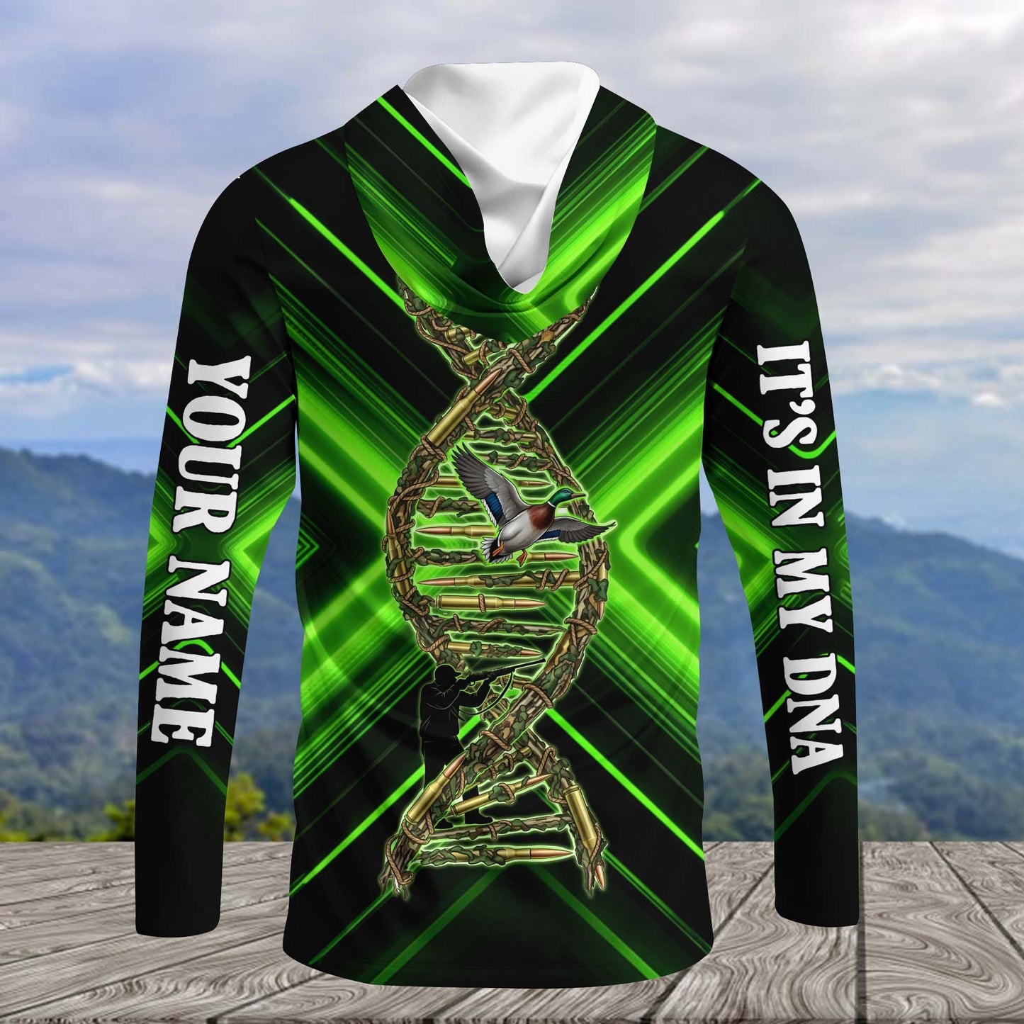 It's In My Dna Duck Hunting Art All Over Print Shirt