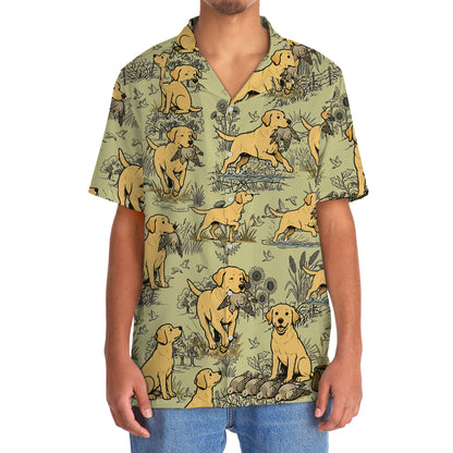 Labrador Retriever And Dove Hunting Hawaiian Shirt