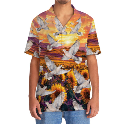 Dove Hunting Field Vintage Hawaiian Shirt
