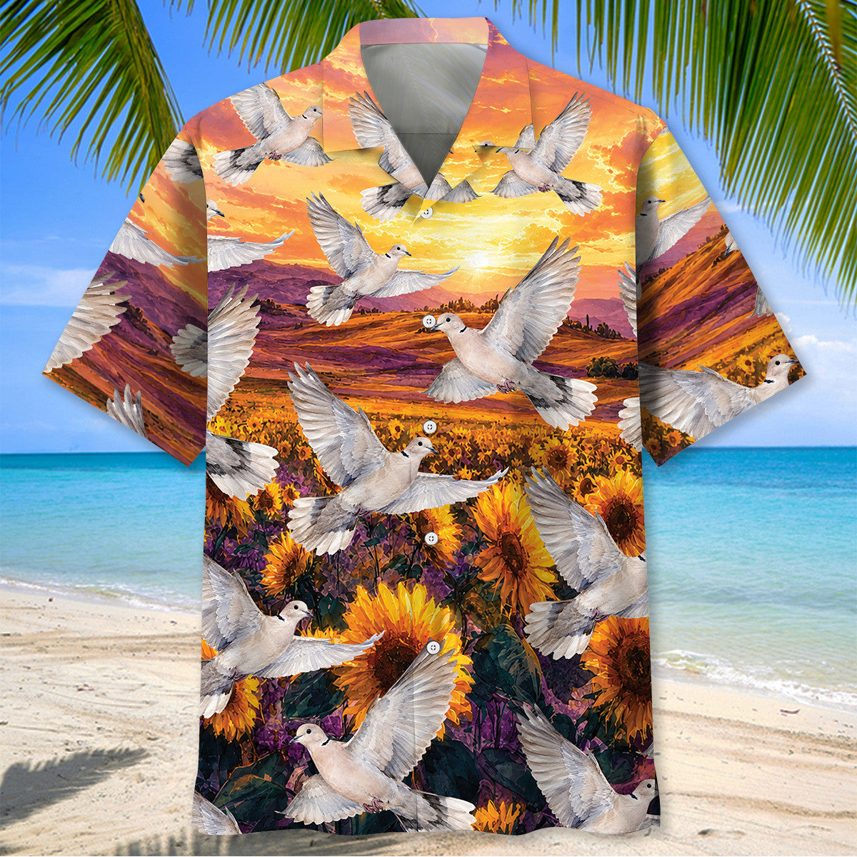 Dove Hunting Field Vintage Hawaiian Shirt