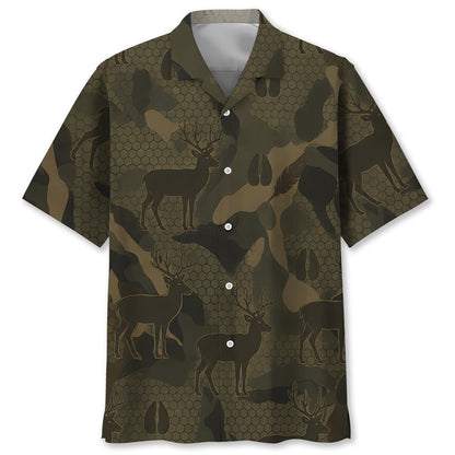 Deer Hunting Hawaiian Shirt