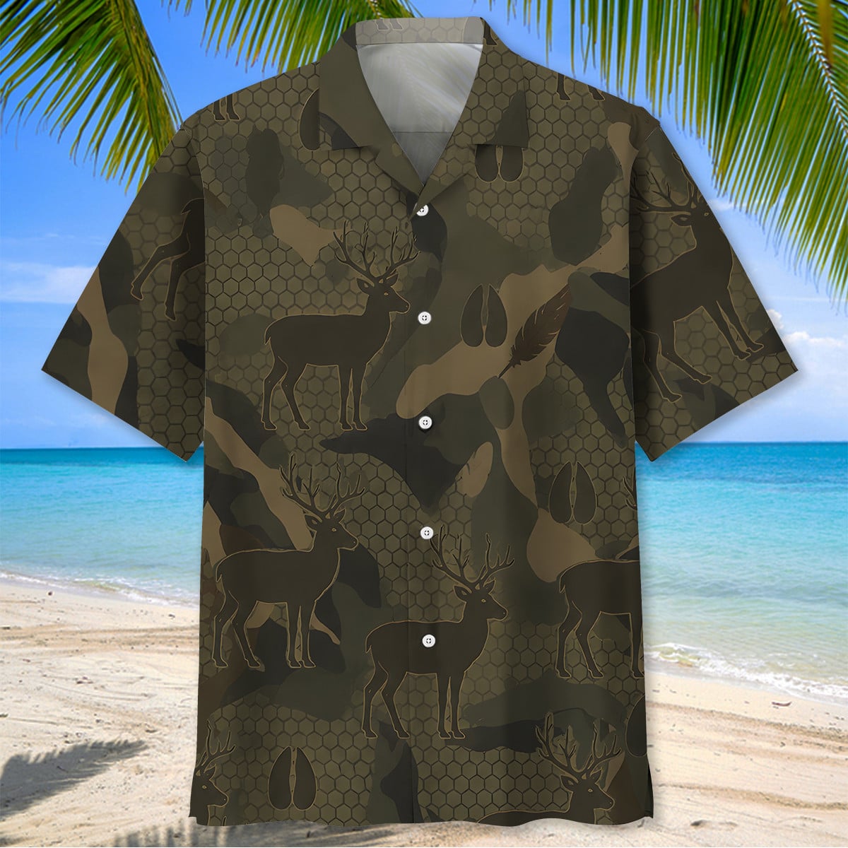 Deer Hunting Hawaiian Shirt