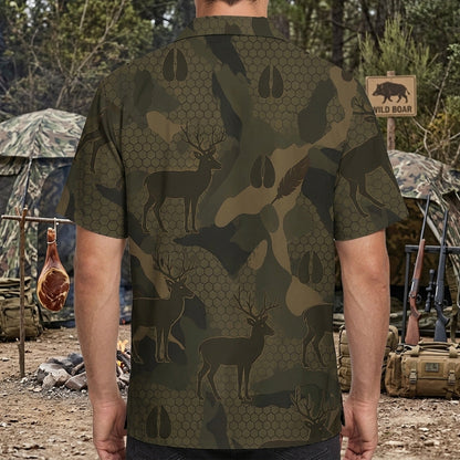 Deer Hunting Hawaiian Shirt