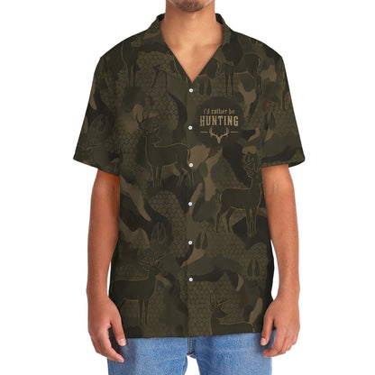 Deer I'd Rather Be Hunting Hawaiian Shirt