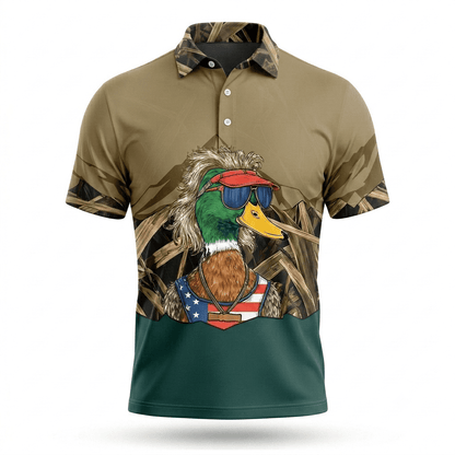Duck Swagger Men Polo Shirt