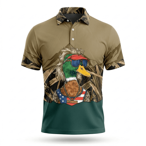 Duck Swagger Men Polo Shirt