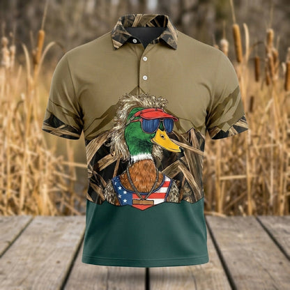 Duck Swagger Men Polo Shirt