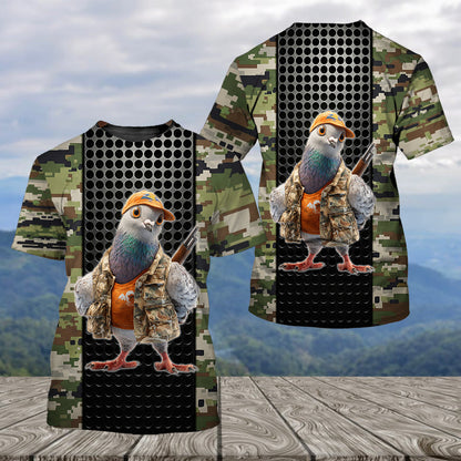 Funny Dove Hunting All Over Print Shirt