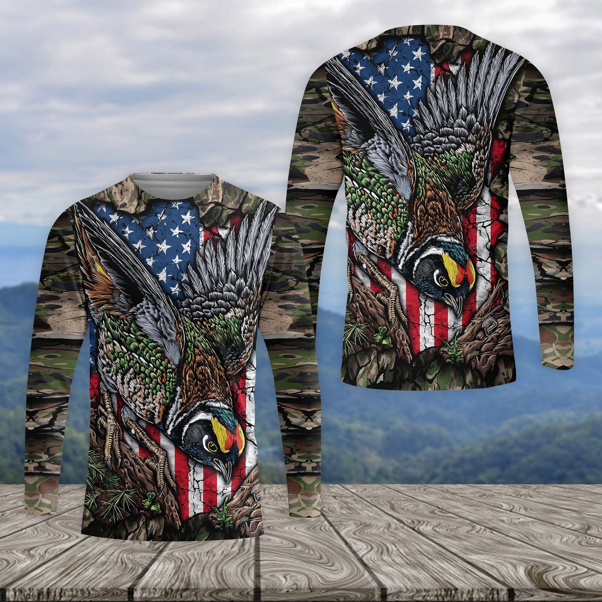 Quail Perched On The Rock All Over Print Shirt
