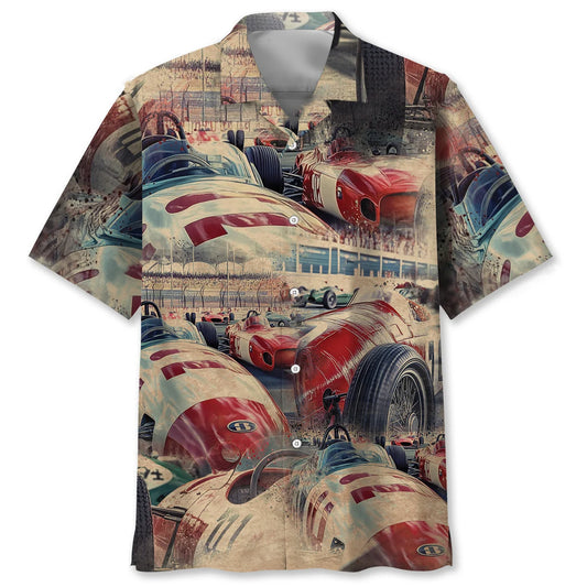 1950 S European Racing Car Hawaiian Shirt