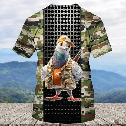 Funny Dove Hunting All Over Print Shirt