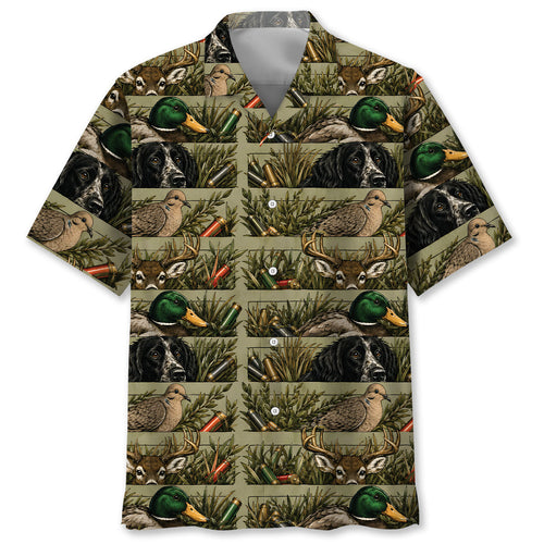 Vintage Hunting Hawaiian Shirt