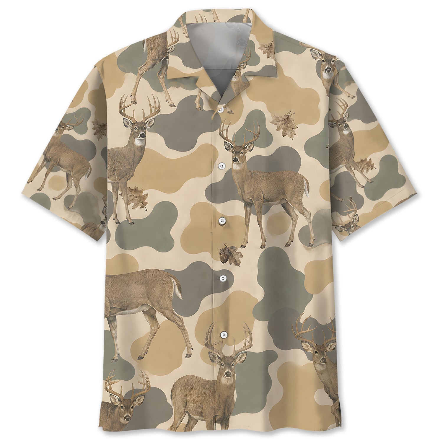 Deer Camouflage Hawaiian Shirt