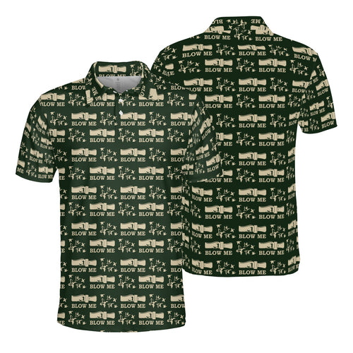 Duck Hunting Blow Me Polo For Men
