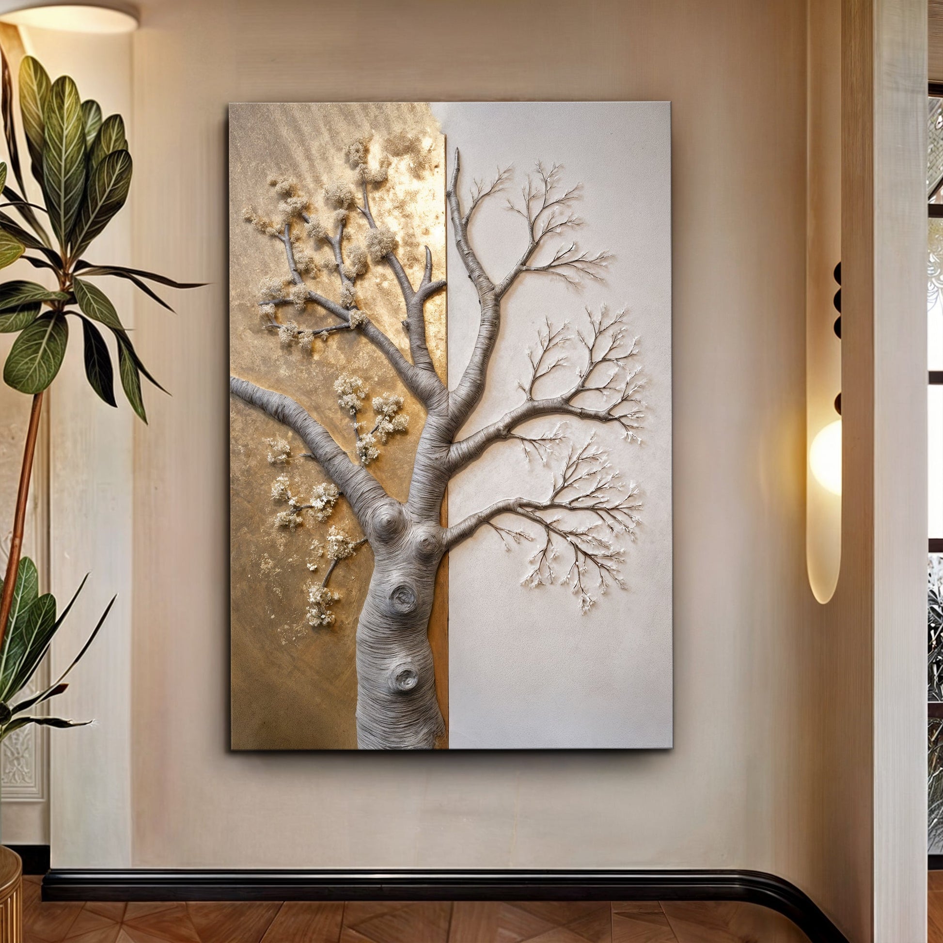Tree American Basswood Wall Art