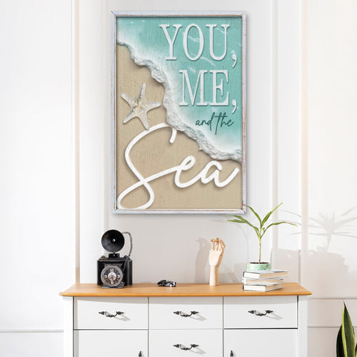 You Me and the Sea Coastal Sign VI