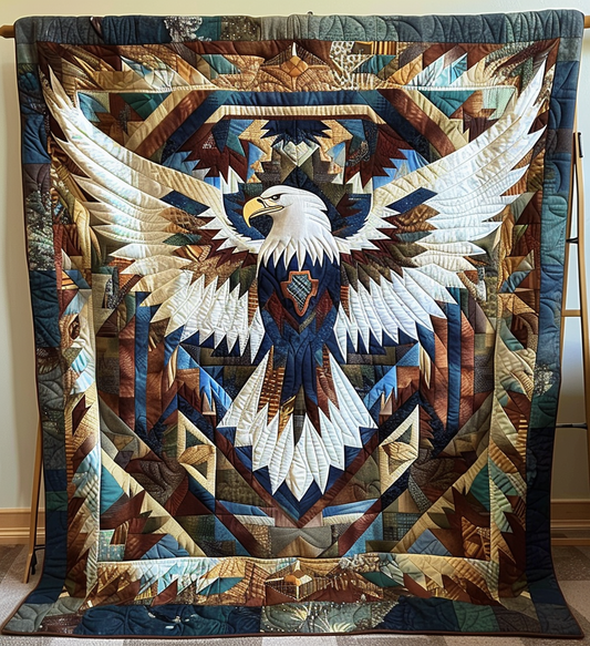 Majestic Wings Quilted Blanket - Throw (55" x 60")