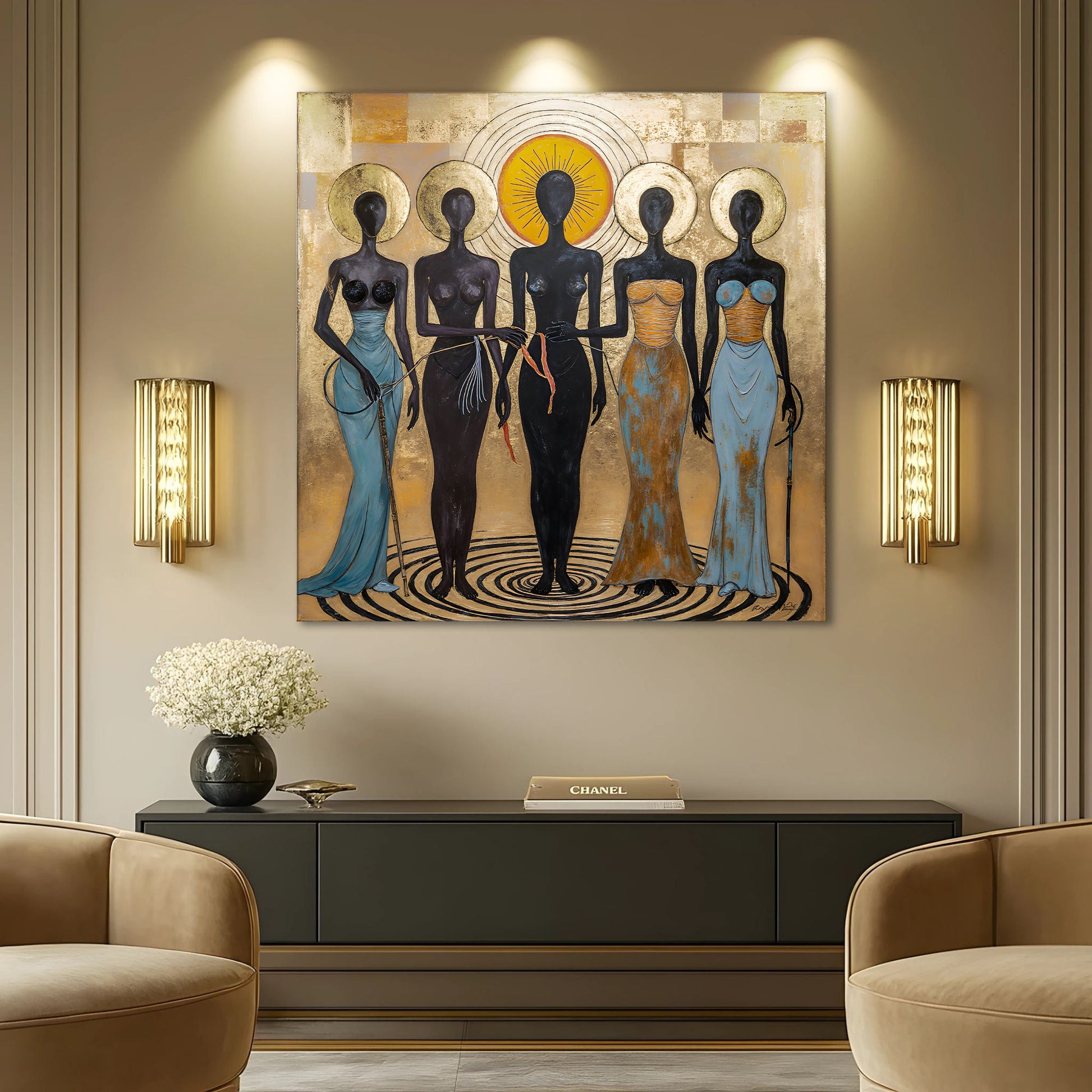 Sisters Of The Sun Wall Art