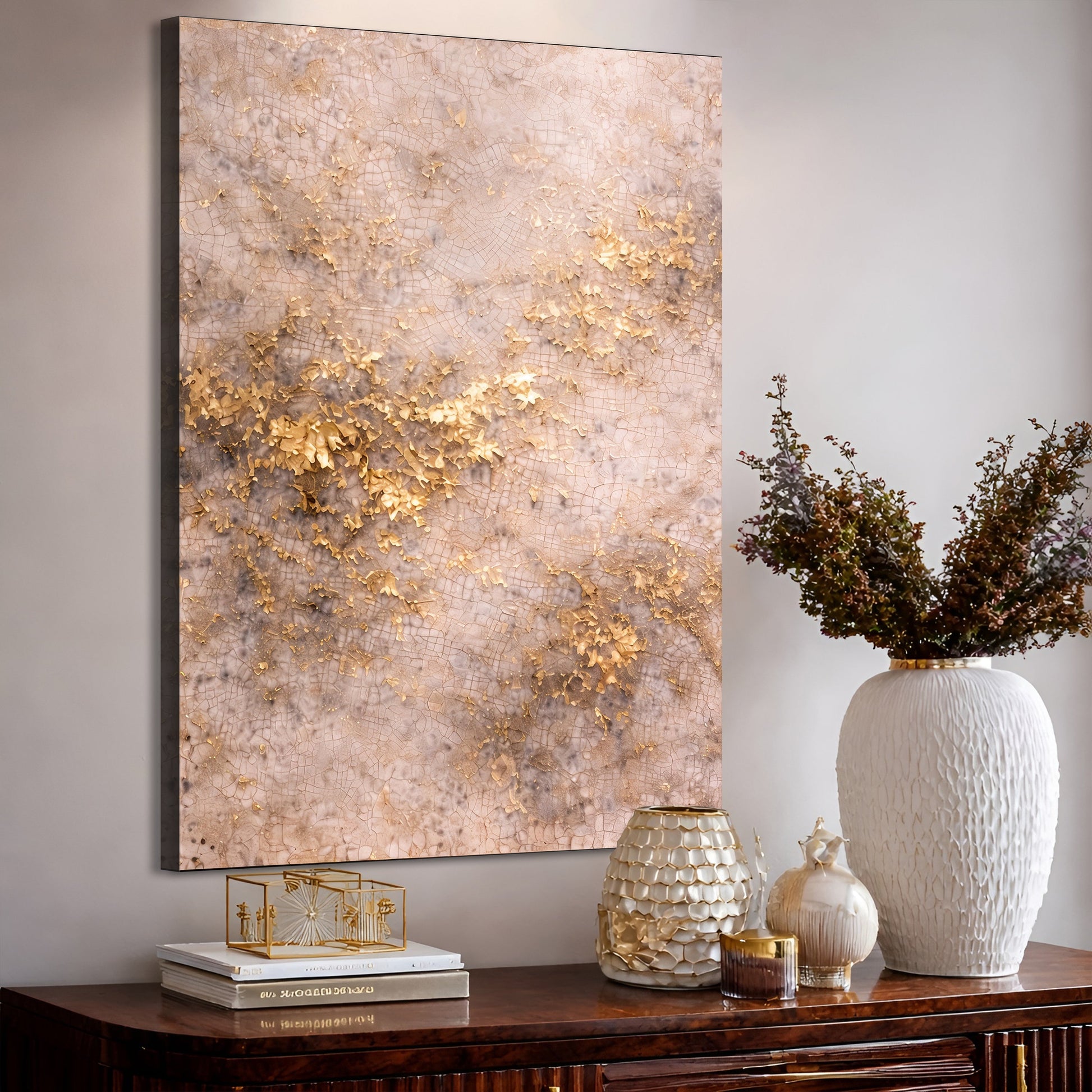 Venetian Plaster Abstract Wall Art
