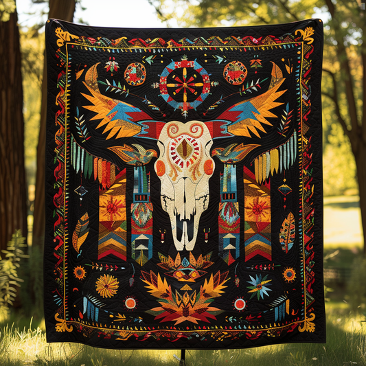 Spirit Of The Mesa Quilted Blanket - Throw (55" x 60")