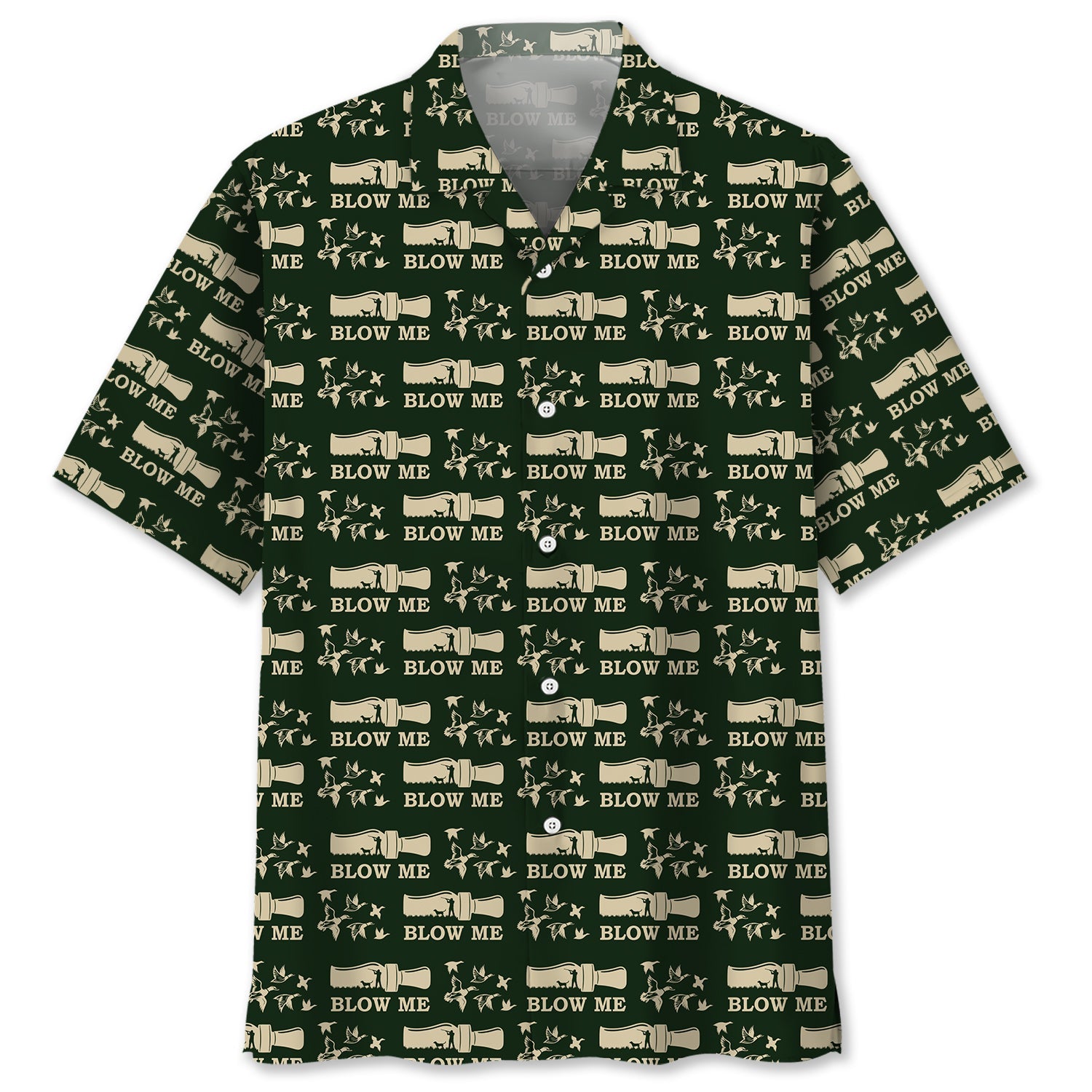 Duck Hunting Blow Me Hawaiian Shirt