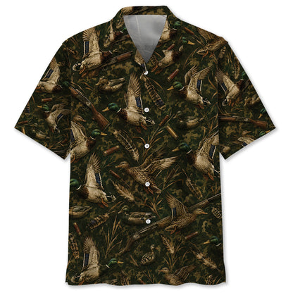 Vintage Duck Hunter Hawaiian Shirt