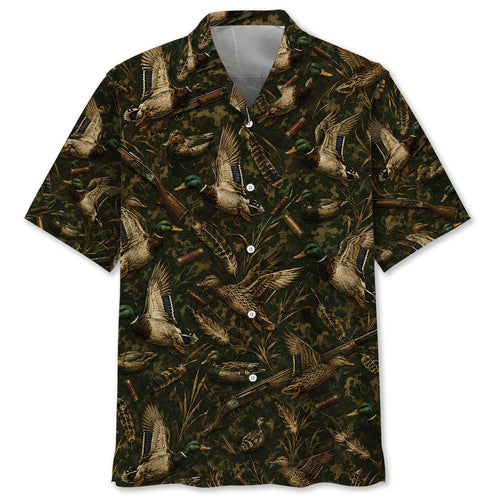 Vintage Duck Hunter Hawaiian Shirt