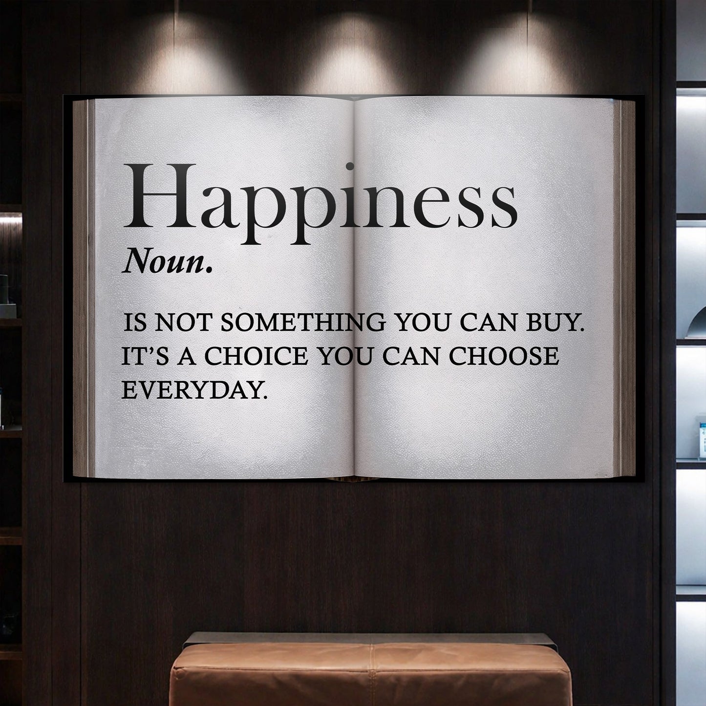Happiness Is A Choice Wall Sign