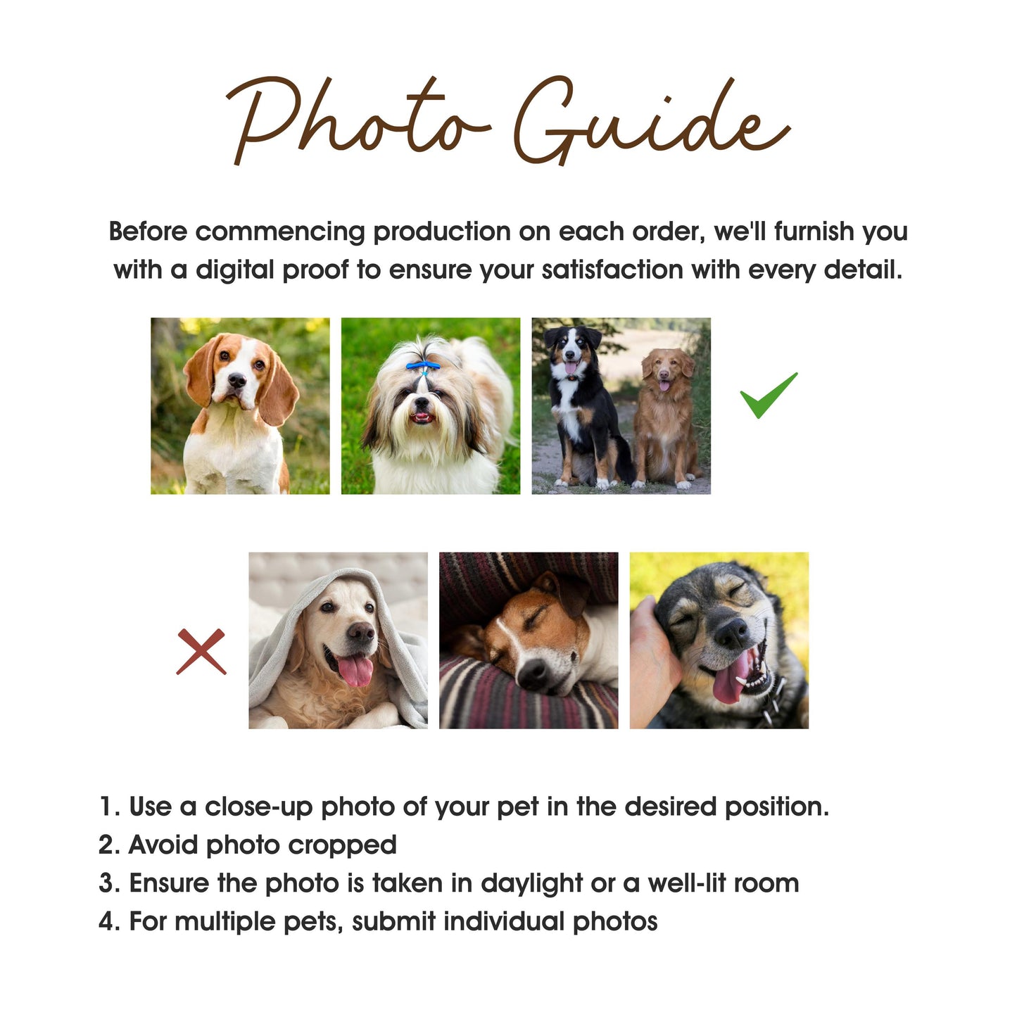 Custom Pet Wedding Cocktail Napkins, Personalized Pet Portrait for 1–3 Dogs or Cats, Colorful Wedding Party Supplies, Custom Photo