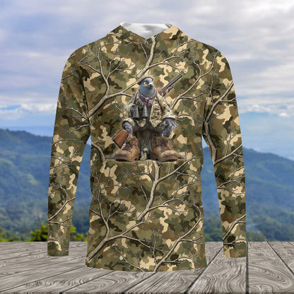 Funny Dove Hunting Camouflage All Over Print Shirt