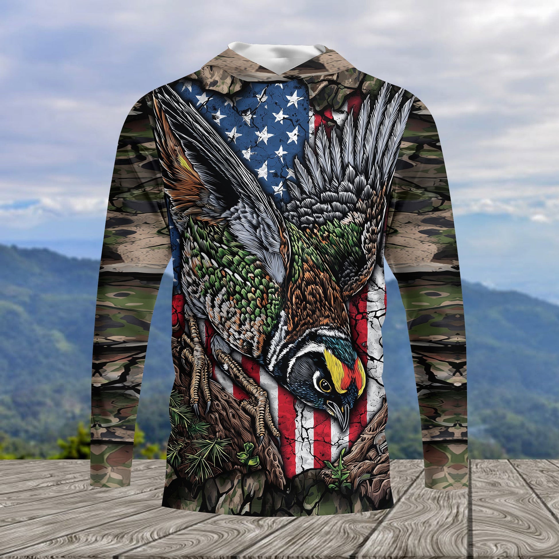 Quail Perched On The Rock All Over Print Shirt