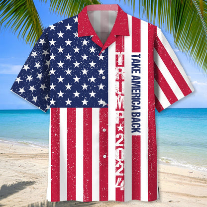 2024 America Hawaiian Shirt - S - hawaiian shirt