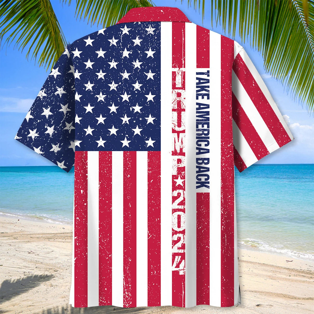 2024 America Hawaiian Shirt - L - hawaiian shirt