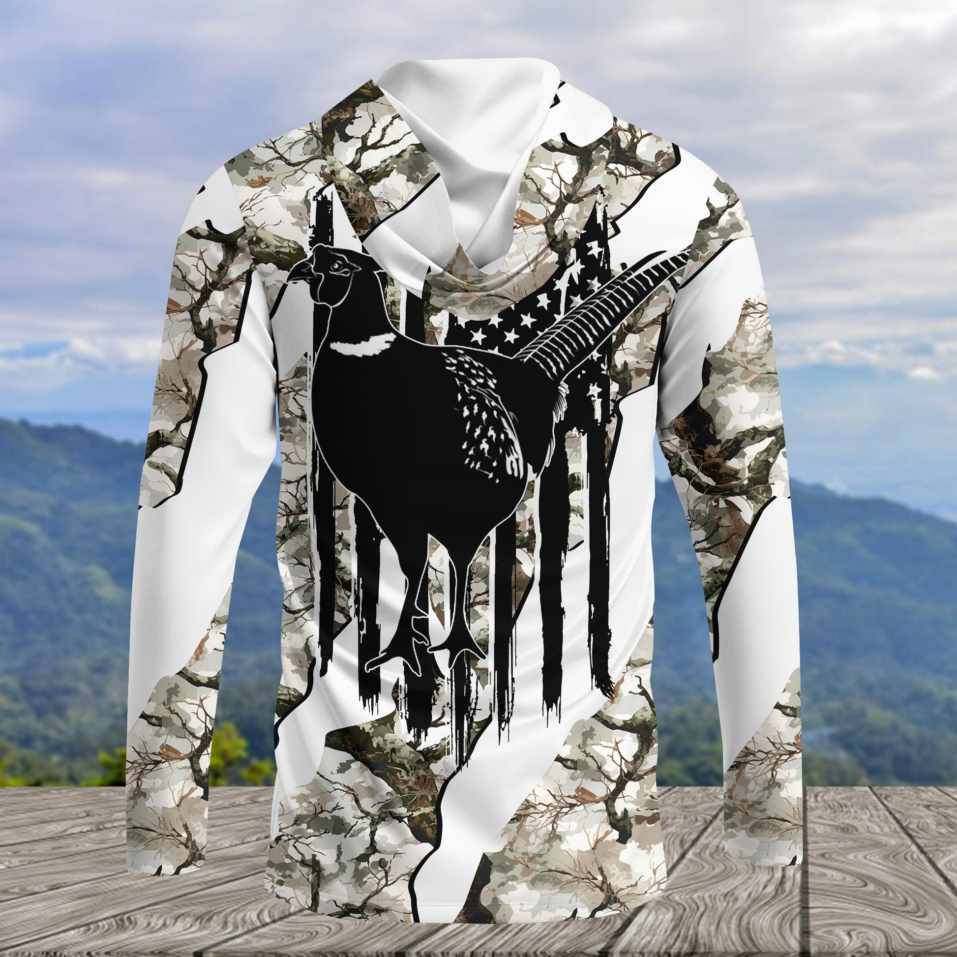 America Pheasant Hunting Camo All Over Print Shirt