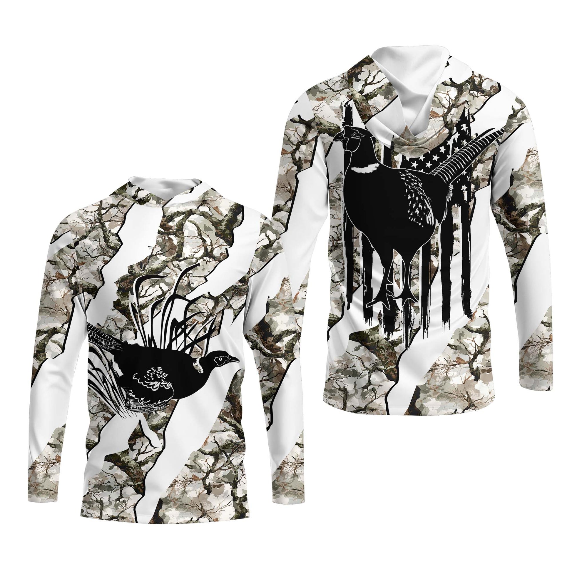 America Pheasant Hunting Camo All Over Print Shirt
