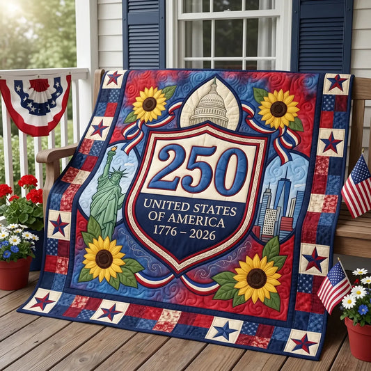 250 America Quilt Blanket