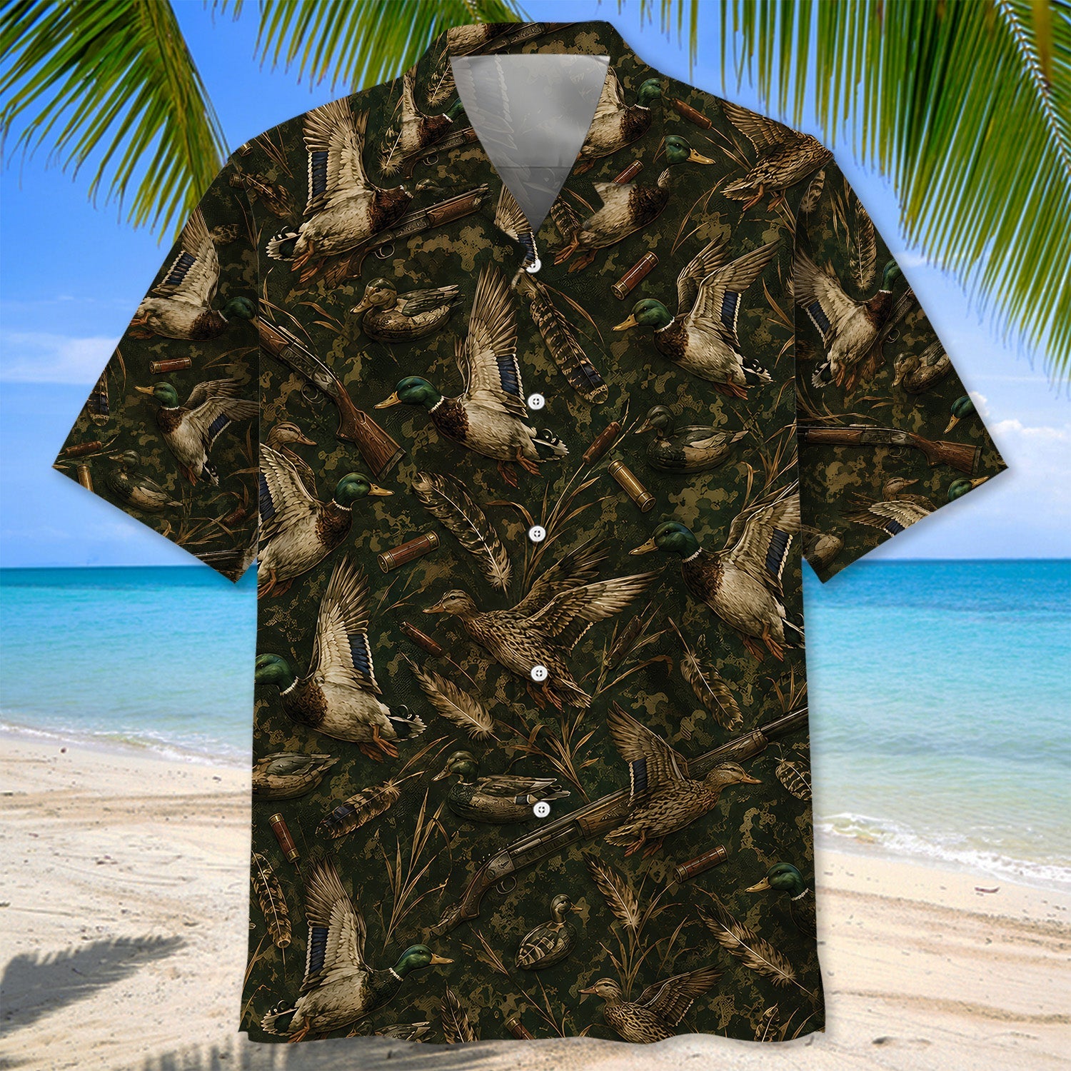 Vintage Duck Hunter Hawaiian Shirt