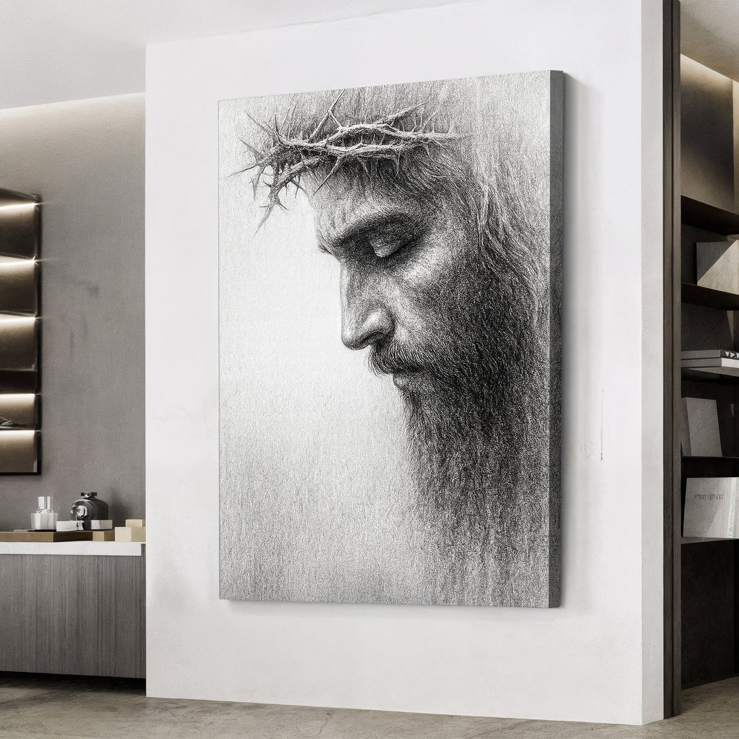 Jesus Crown of Thorns Faith Wall Art