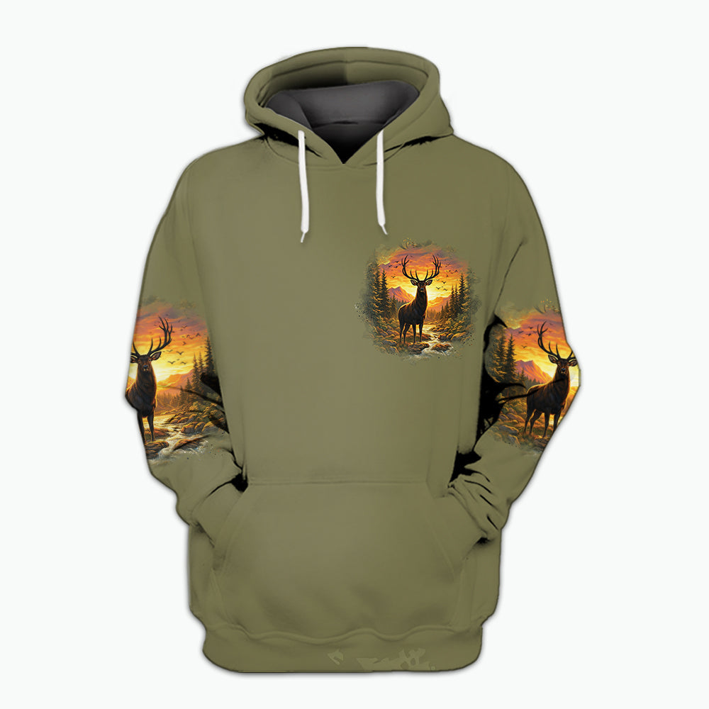 The Closer I Get To Nature The Farther I Am From Idiots All Over Print Shirt