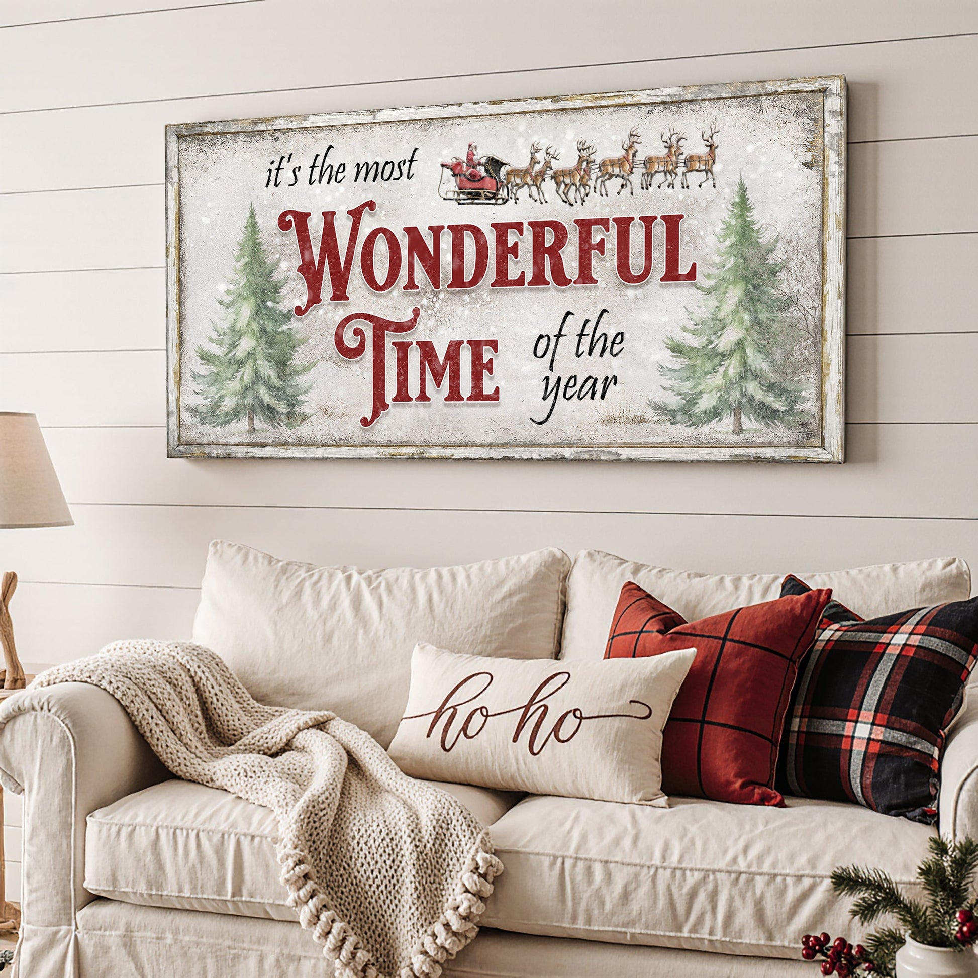 It's The Most Wonderful Time Of The Year Christmas Wall Art