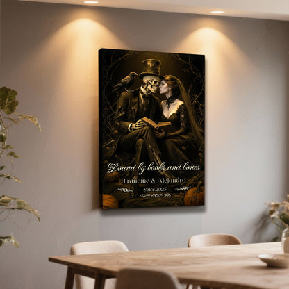 Book Lovers Halloween Wall Sign
