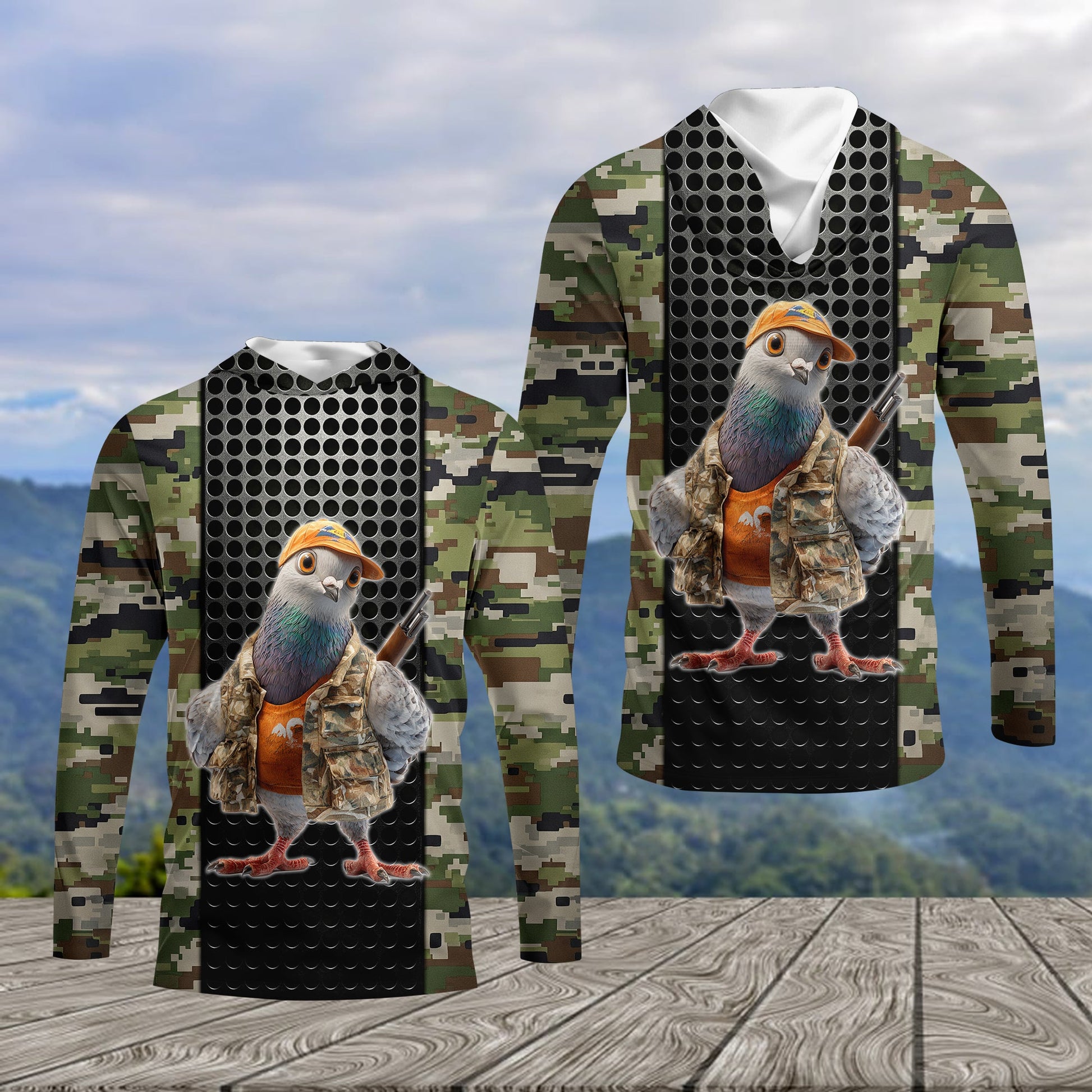 Funny Dove Hunting All Over Print Shirt
