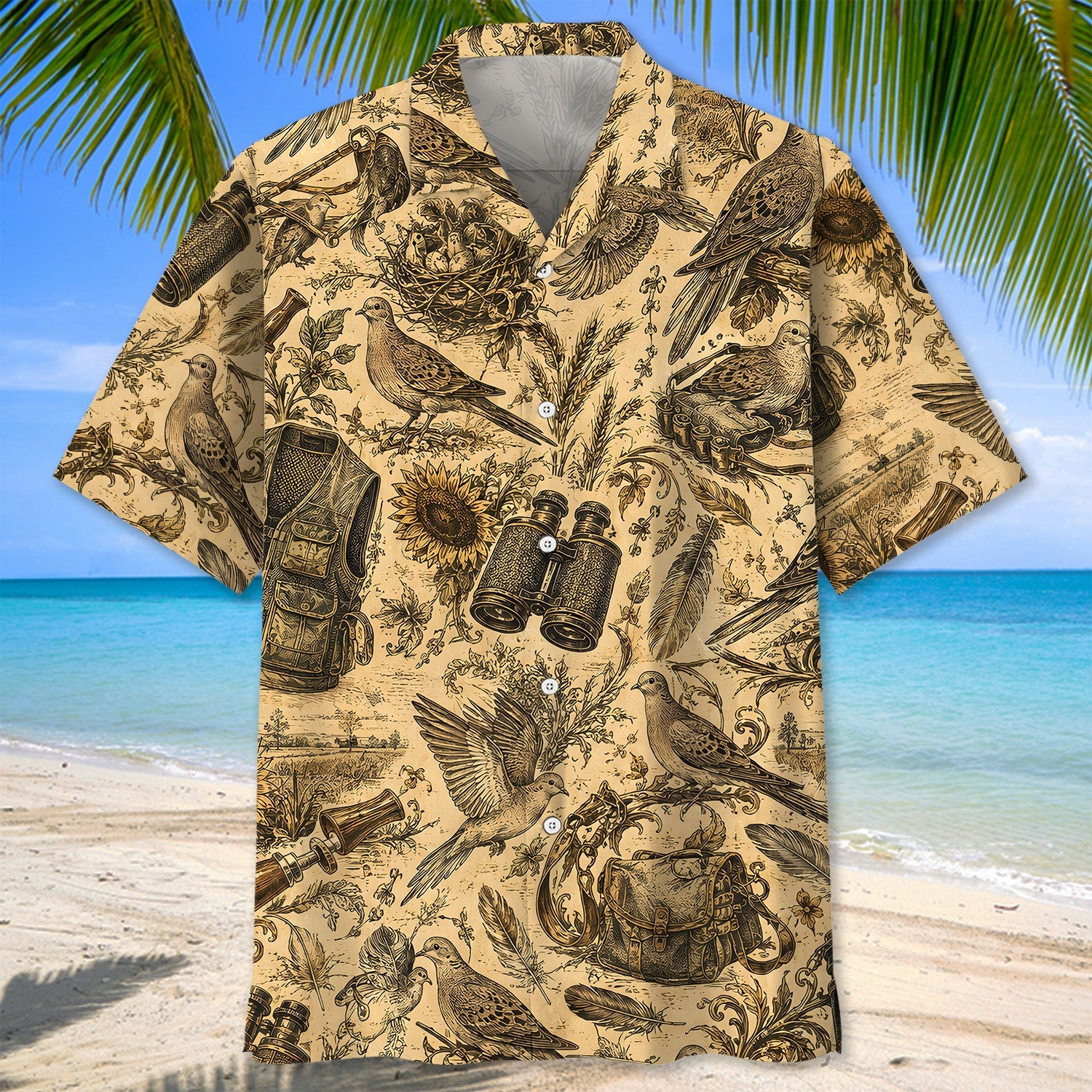 Dove Hunting Vintage Hawaiian Shirt