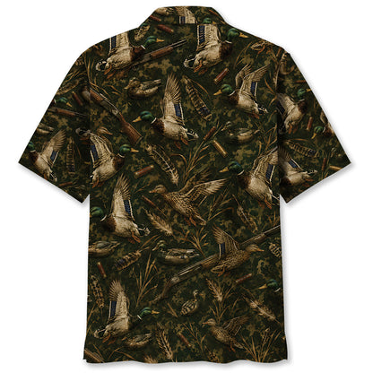 Vintage Duck Hunter Hawaiian Shirt