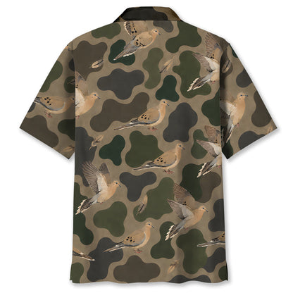 Camouflage Dove Hunting Hawaiian Shirt