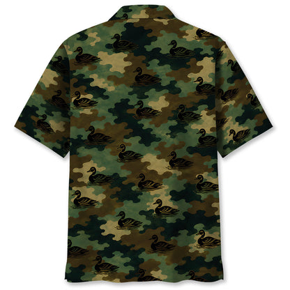 Duck Camouflage Millitary Hawaiian Shirt