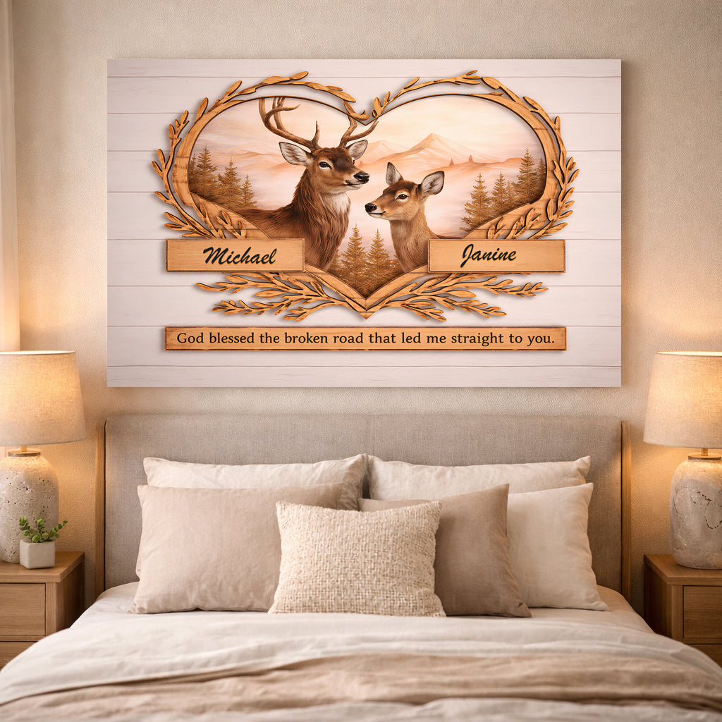 Custom Deer Gift Wall Sign
